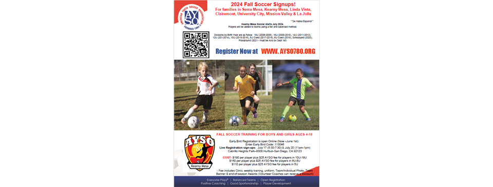 Fall Soccer Flyer